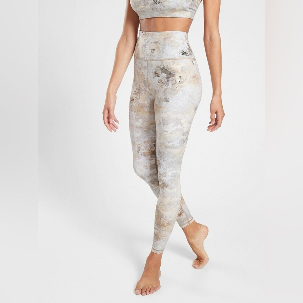 Athleta Women’s Elation Ultra High Rise Gilded Tight Size XL